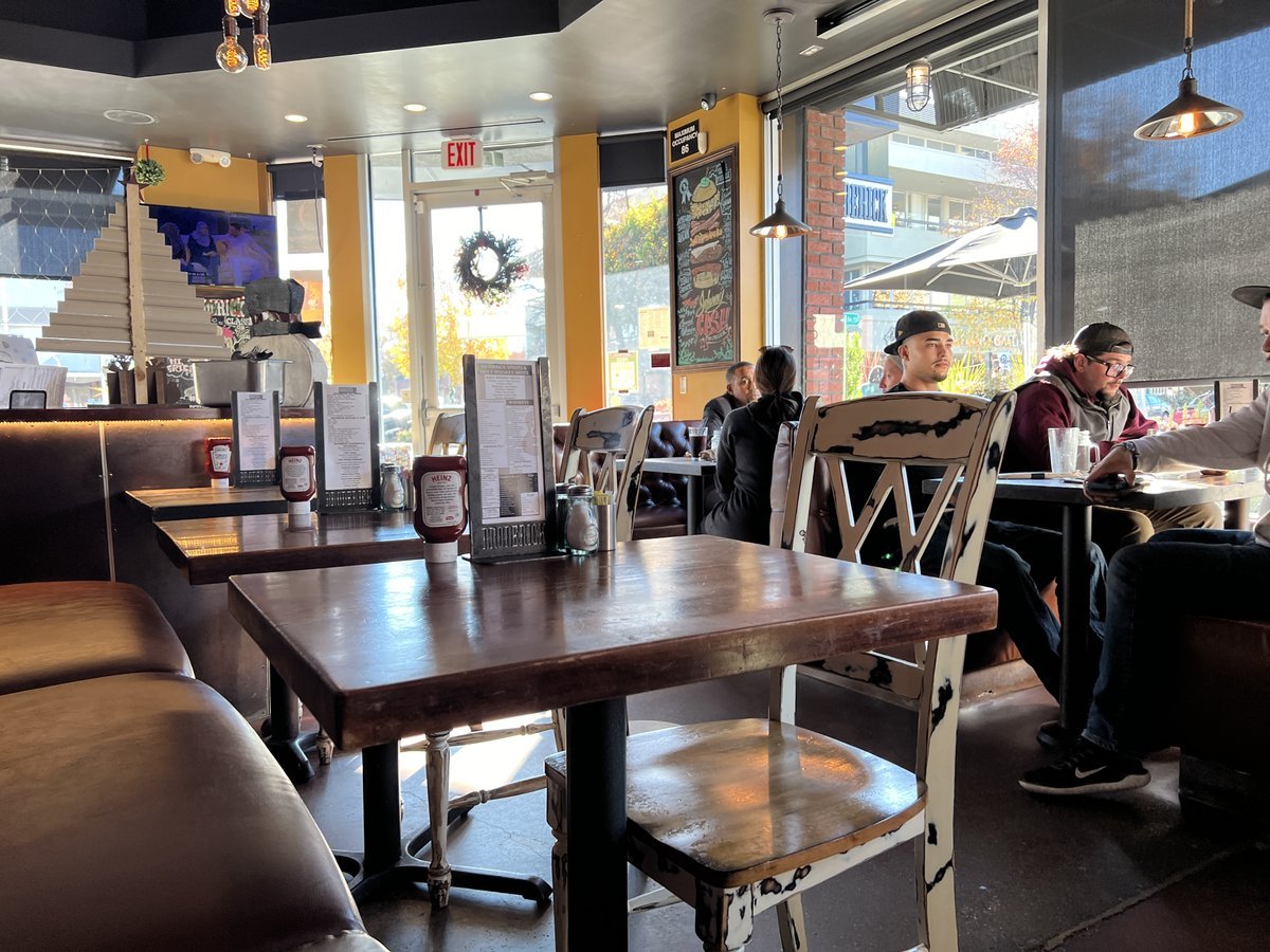 Interior at Brokerick restaurant